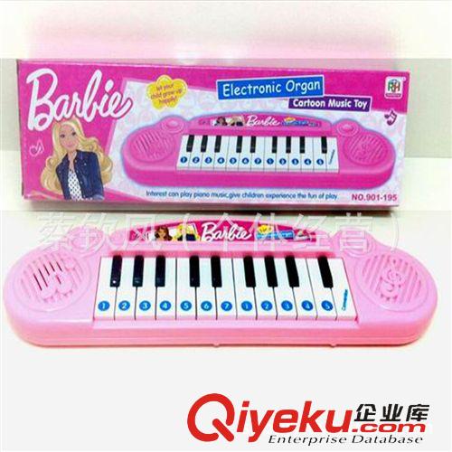 樂器類玩具 批發(fā)芭比3D燈光音樂電子琴 兒童樂器玩具 金源玩具益智電子琴原始圖片3