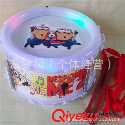 樂器類玩具 直銷卑鄙的我 小黃人燈光爵士鼓包電 兒童樂器小鼓 迷你爵士鼓原始圖片3