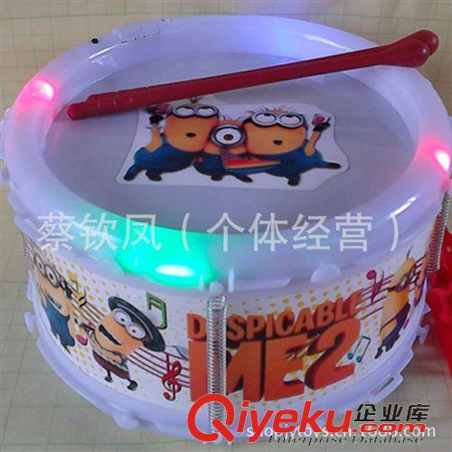 樂器類玩具 直銷怪獸大學燈光爵士鼓 包電 兒童樂器小鼓 塑料玩具 迷你爵士鼓