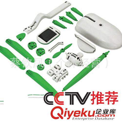 新奇類玩具 廠家直銷六合一太陽能自裝型玩具，太陽能6合1玩具，拼裝玩具原始圖片2