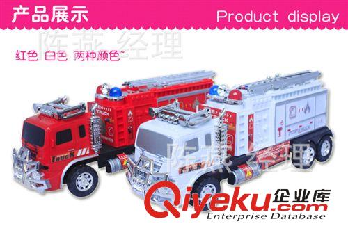 12月新品快訂 3C認(rèn)證 地?cái)偀徜N(xiāo) 慣性消防工程車(chē) 兒童模型玩具