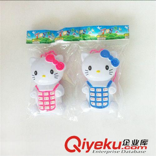 12月新品快訂 Hello kitty手機 帶燈光音樂 KT貓益智發光地攤熱賣玩具
