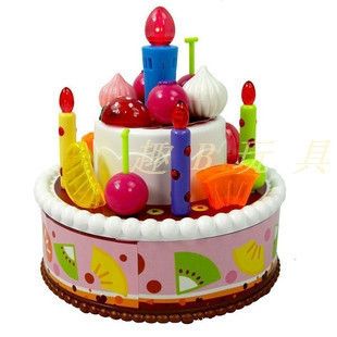 過家家玩具類 中文版 生日禮物 嬰兒過家家玩具 蛋糕玩具 會唱歌的蛋糕0.45原始圖片2
