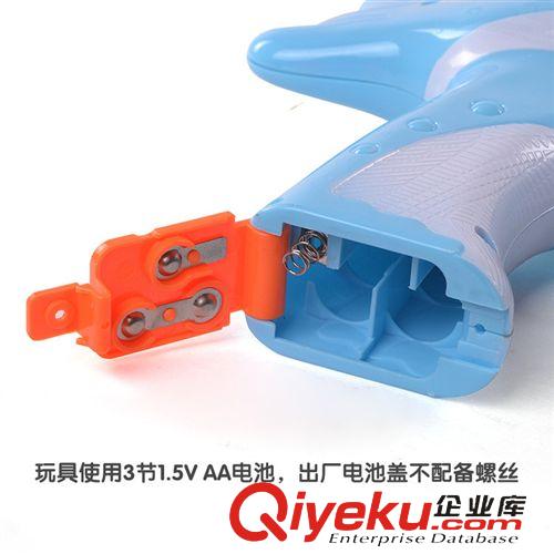 電動玩具類 超大號全自動泡泡槍 雙瓶水燈光音樂 電動海豚泡泡槍 0.45原始圖片2