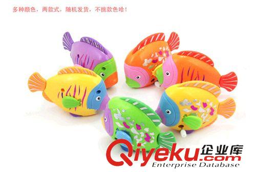 發(fā)條/上鏈/拉線/回力 上鏈七彩魚 兒童發(fā)條玩具 嬰兒小玩具 發(fā)條小魚會動尾巴原始圖片2