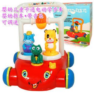 童車(chē)/學(xué)步車(chē) 嬰幼兒學(xué)步車(chē)/幼兒手推車(chē)*學(xué)步{dy}輛車(chē) 帶音樂(lè)/可調(diào)速2.5