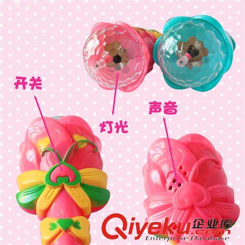 閃光類玩具 投影魔法棒 閃光投影棒 七彩閃光魔法棒 七彩旋轉(zhuǎn)音樂燈光0.3原始圖片2