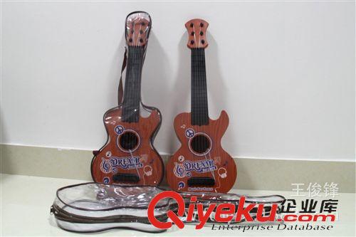 樂器玩具 萬利鋒玩具廠家直銷新款木紋玩具吉他單色原始圖片3