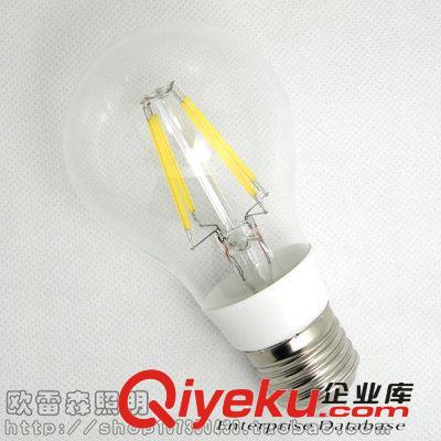 LED燈泡 新品上市燈絲燈泡led E27螺口led燈絲型燈泡4W LED鎢絲球燈泡超亮原始圖片2