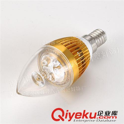 LED蠟燭燈 led蠟燭燈 3w4w5w e14 led仿真蠟燭燈 塑包鋁蠟燭燈 廠家直銷原始圖片2