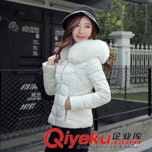 12號更新 冬季新款羽絨棉衣 韓版修身時(shí)尚保暖連帽大毛領(lǐng)短款女士羽絨棉服原始圖片3
