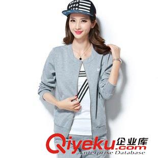 28號(hào)更新 2015新款秋裝女長(zhǎng)袖時(shí)尚大碼時(shí)尚小清新名媛連帽衛(wèi)衣三件套裝原始圖片2
