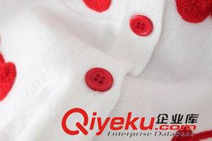 女式針織毛衣 日式森女復古 立體櫻桃刺繡全棉針織修身長袖開衫毛衣外套 女裝原始圖片3