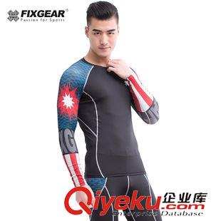 所有產(chǎn)品 廠家直銷FIXGEAR運(yùn)動(dòng)緊身衣 速干緊身衣跑步健身服壓縮衣CPD-B37