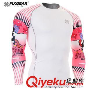 所有产品 厂家直销fixgear运动紧身衣户外运动跑步训练健身服压缩衣CPD-W29