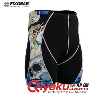 fiagear運(yùn)動緊身短褲 zpFIXGEAR運(yùn)動緊身短褲 速干排汗跑步健身羽毛球服廠家P2S-19R