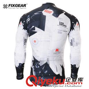 長(zhǎng)袖騎行服 fixgear秋冬季自行車騎行服長(zhǎng)袖套裝 騎行褲廠家直銷定制CS-1701