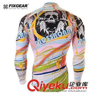 長袖騎行服 韓國爆款fixgear新品騎行服秋季長袖自行車騎行速干服定制CS-301