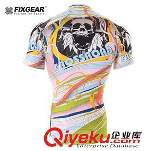 短袖騎行服 fixgear夏季短袖騎行服套裝男自行車騎行短褲賽車服廠家直銷302原始圖片2