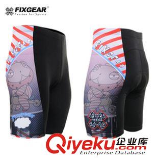 短袖騎行服 Fixgear騎行服短袖套裝夏自行車騎行短褲廠家直銷定制批發(fā)1602