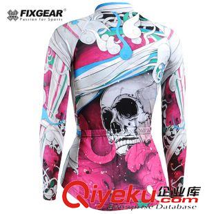 長袖騎行服 fixgear新品長袖騎行服女款 春季自行車騎行緊身廠家直銷cs-w19p1