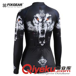 長袖騎行服 fixgear夏季新款女士長袖騎行服 自行車騎行服賽車服定制廠家直銷原始圖片2