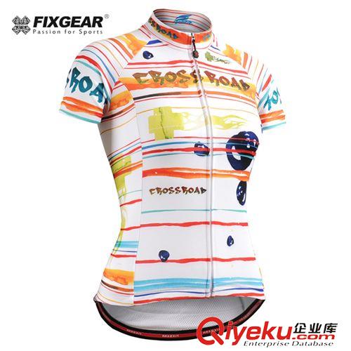 短袖騎行服 fixgear夏季新款短袖女式騎行服 速干服自行車騎行服廠家直銷批發(fā)原始圖片3