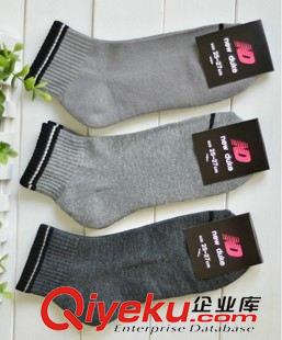 男毛巾襪 外貿(mào)男士毛巾襪加厚毛巾底短襪灰色運(yùn)動(dòng)襪子純棉男襪秋冬批發(fā)原始圖片2