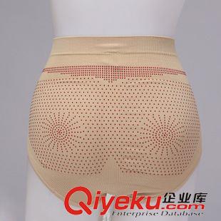 點膠自發熱塑身內衣 女士內褲點膠三角褲 歐美外貿原單尾貨 無縫無痕美體塑身三角褲原始圖片2