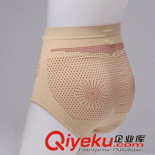 點膠自發熱塑身內衣 女士內褲點膠三角褲 歐美外貿原單尾貨 無縫無痕美體塑身三角褲原始圖片3