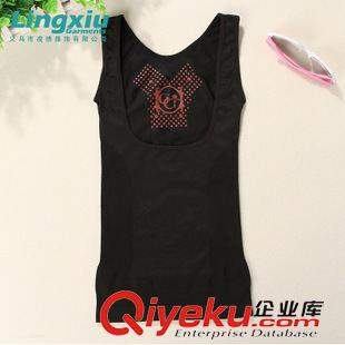 點膠自發熱塑身內衣 點膠塑身衣供應遠紅外線點膠收腹塑身上衣背心美體塑身衣塑身背心原始圖片3