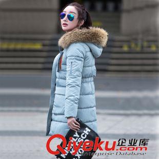 棉衣 2015冬季新款囧囧俠怪獸中長款羽絨棉服女Angelababy楊穎明星同款原始圖片2
