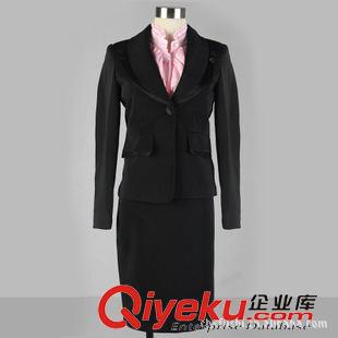 女式西裝 專業(yè)定制上海西服職業(yè)裝 女式辦公西服套裝 客服前臺職業(yè)西裝