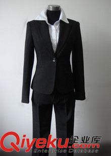 女式西裝 上海定制職業(yè)裝、定做女小西裝、工作服套裝、女式西服、廠家直銷(xiāo)原始圖片3