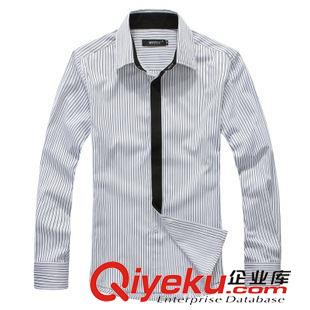 男式襯衫 廠家直銷男士韓版襯衫短袖純黑色襯衫修身潮流襯衫定做加工原始圖片2