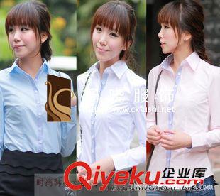 女式襯衫 廠家量身訂做短袖OL女士襯衫 商務(wù)女式職業(yè)裝時(shí)尚襯衣裙子套裝原始圖片3