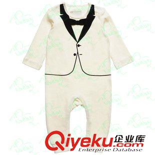 January 16- New 工廠直批  新款植絨領帶紳士男童造型連身哈衣 Jumpsuit  HY