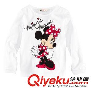 上衣-Jacket 外貿(mào)童裝批發(fā) disney常規(guī)款白色打底衫 長袖 T恤 上衣 童襯衫現(xiàn)貨