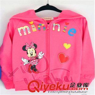 上衣-Jacket 外貿(mào)秋款熱銷款 男女童卡通米奇米妮休閑百搭拉鏈衛(wèi)衣 SY