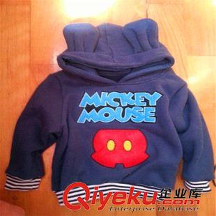 上衣-Jacket 童裝批發 外單米奇米妮同款蘑菇帽衫 大衛衣純棉 Jacket  SY原始圖片3