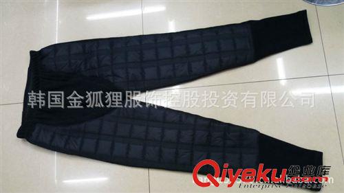 打底褲 廠家直銷 加厚羽絨保暖褲 品牌羽絨褲批發(fā)原始圖片3