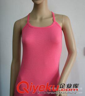 女士背心 批發(fā) 百搭Y字背心 時尚韓版吊帶背心女 多色吊帶背心定做原始圖片2