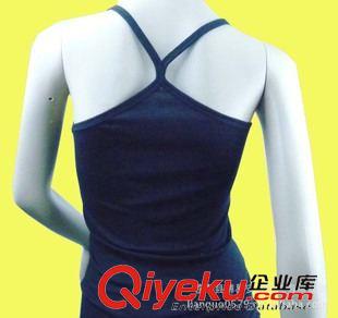 女士背心 工廠清庫存Y字女背心批發 糖果多色女背心廠家　韓版女背心羅紋原始圖片3