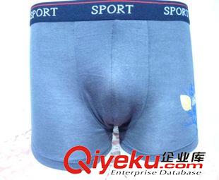 男莫代爾內褲 男士莫代爾 時尚多色印花 kj保健 溫州內褲廠家批發原始圖片2