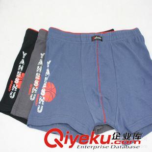 男女全棉其它內褲 供應 時尚印花男式平角內褲 經典簡約舒適四角褲批發原始圖片3