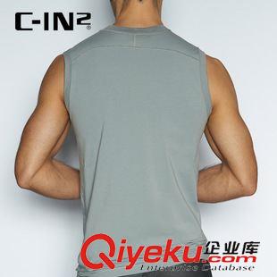 GIRP-吸濕排汗系列 C-IN2夏季新品 休閑運(yùn)動(dòng)無(wú)袖T恤 棉舒適透氣 汗背心 男 3517