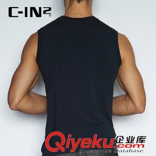 GIRP-吸濕排汗系列 C-IN2夏季新品 休閑運(yùn)動(dòng)無(wú)袖T恤 棉舒適透氣 汗背心 男 3517