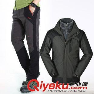 沖鋒褲 沖鋒褲男 戶外秋冬款防風(fēng)防雨透氣保暖耐磨抓絨軟殼褲 登山戶外褲