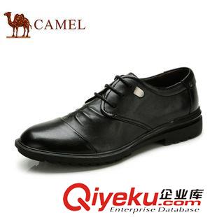 商務(wù)休閑鞋 camel駱駝男鞋 zp頭層皮系帶單鞋商務(wù)休閑皮鞋  82272605