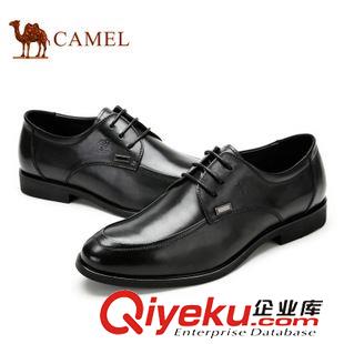 商務休閑鞋 Camel 駱駝男鞋秋新款商務正裝皮鞋zp系帶男士皮鞋A432029020原始圖片3